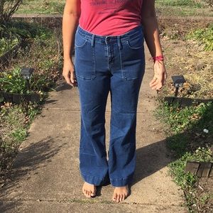 Wide leg 70’s jeans